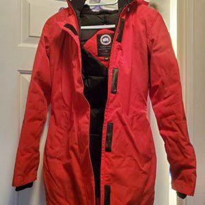 Canada Goose Red Victoria Parka XS womens